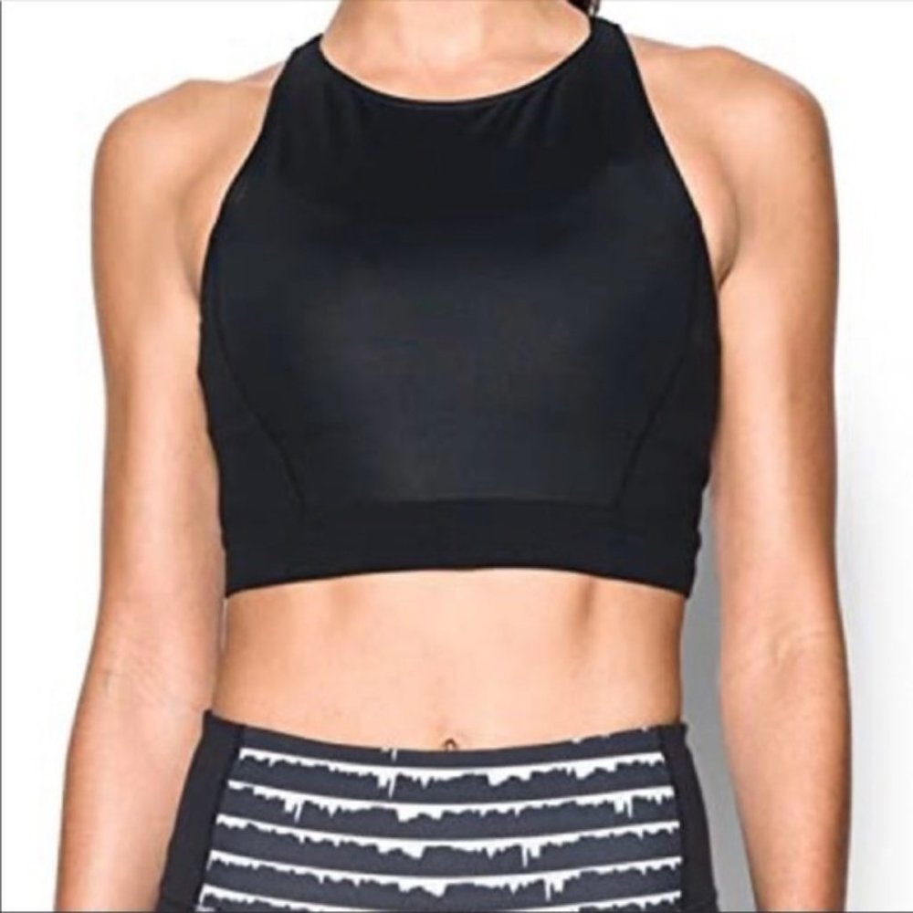 NWT Under Armour Athletic Black Crop
